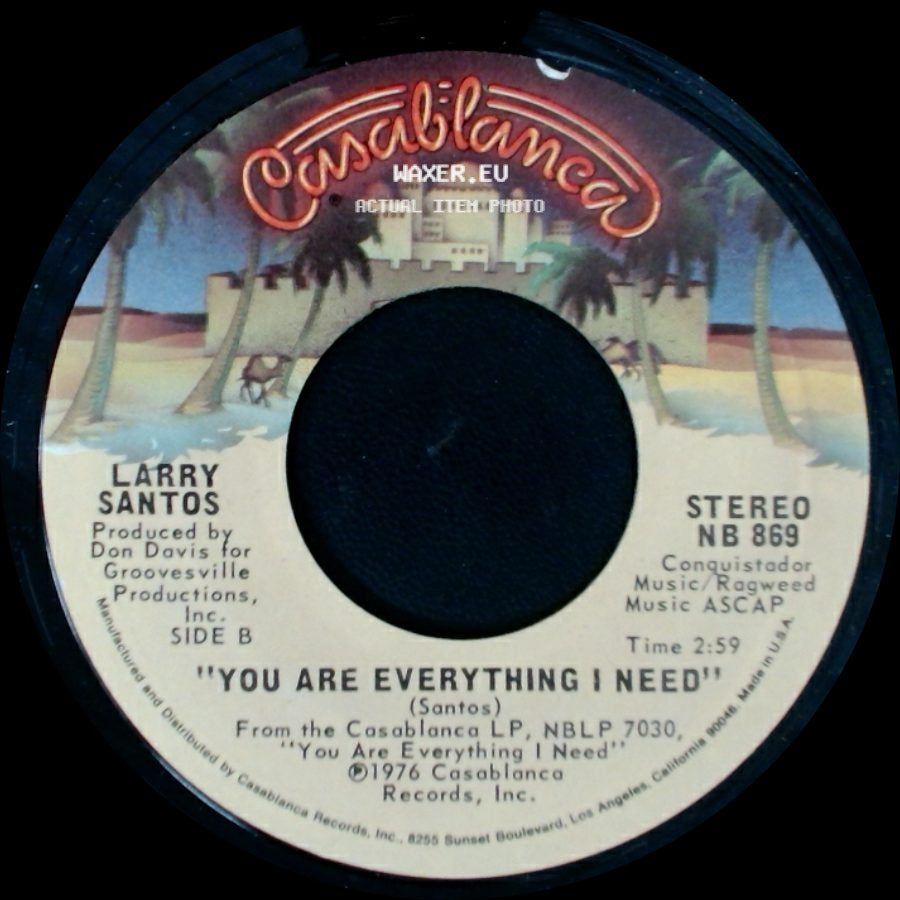 Larry Santos - Long, Long Time / You Are Everything I Need side B