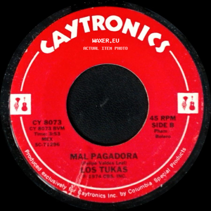 Los Tukas - Donde Estas Amor / Mal Pagadora side B