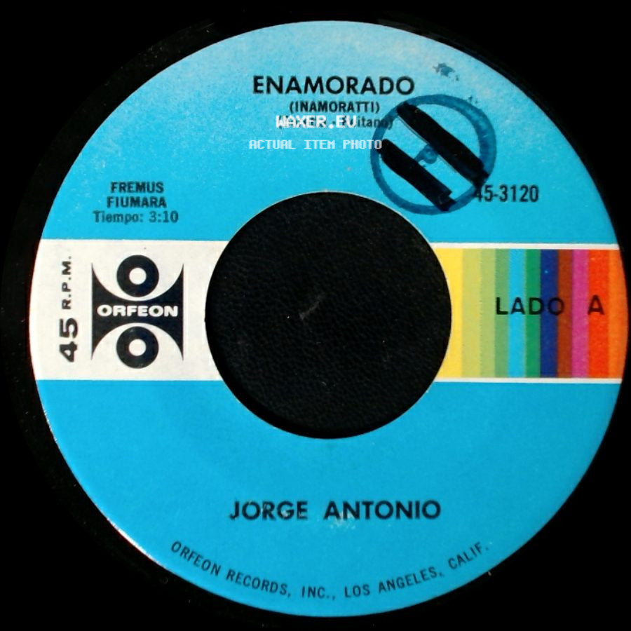 Jorge Antonio - Enamorado (Inamorati) / Tu Eres Mi Luz side A