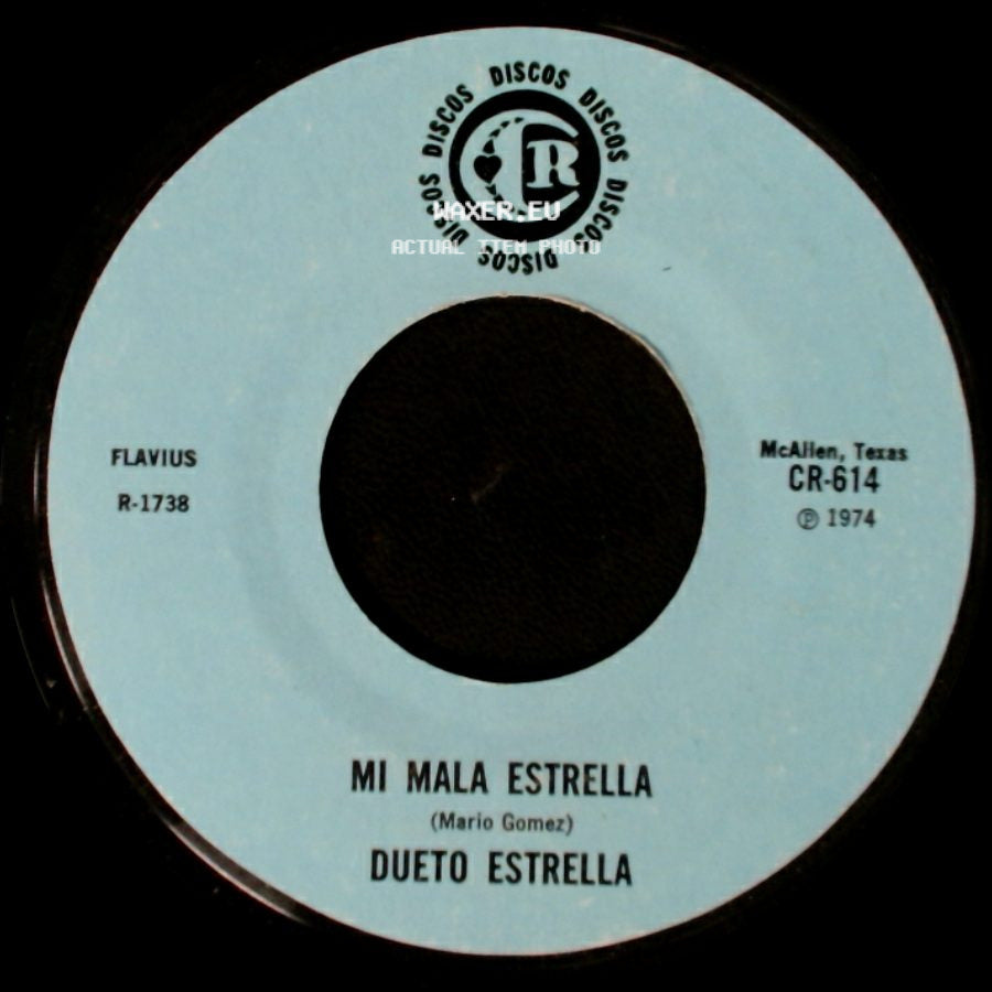 Dueto Estrella - Tus Ojos Negros / Mi Mala Estrella side B