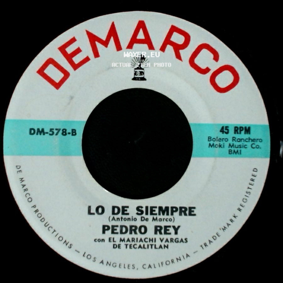 Pedro Rey - La Botella Envenenada / Lo De Siempre side B