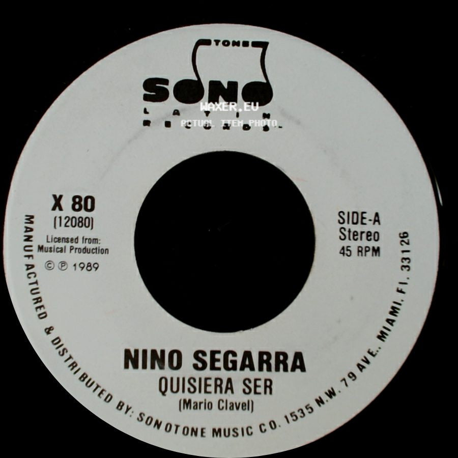 Nino Segarra - Quisiera Ser / Quisiera Ser side A