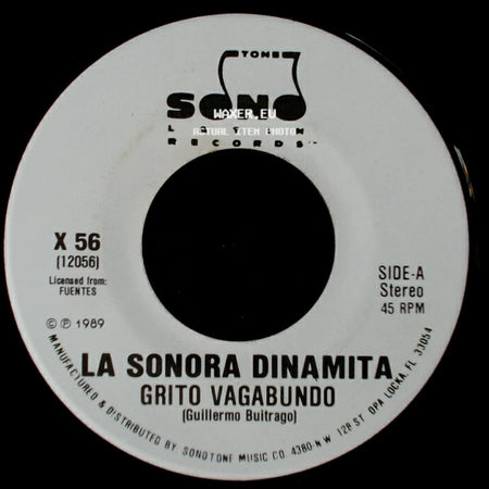 La Sonora Dinamita - Grito Vagabundo / Grito Vagabundo side A
