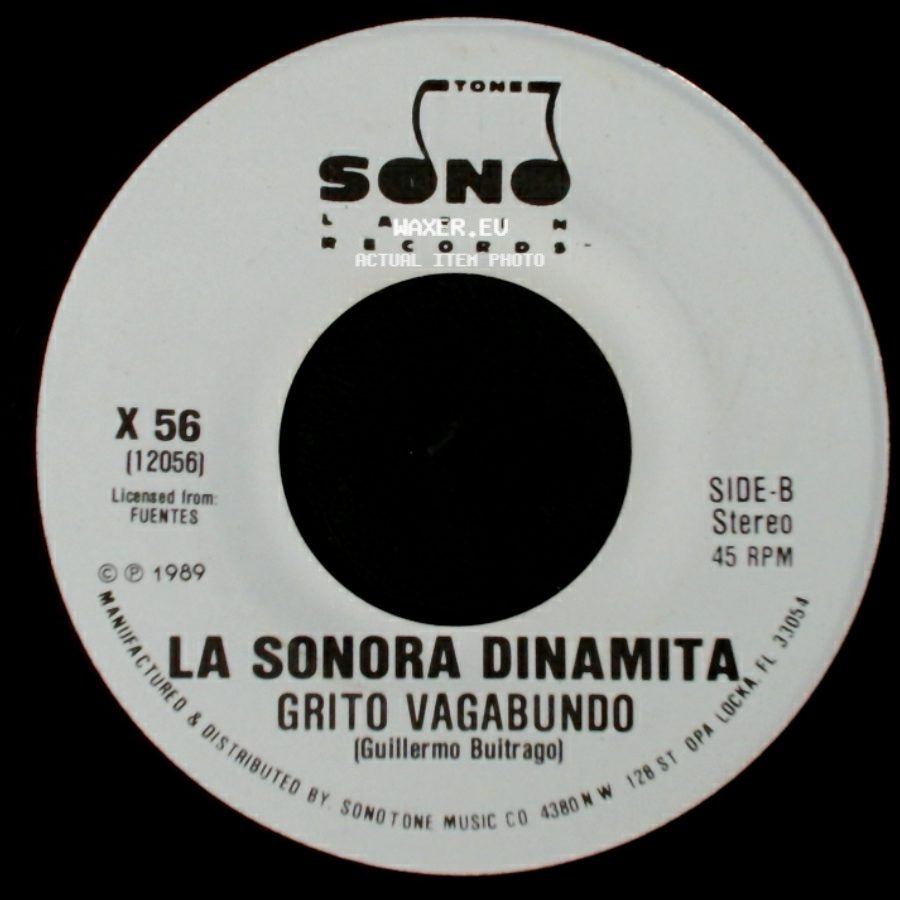 La Sonora Dinamita - Grito Vagabundo / Grito Vagabundo side B