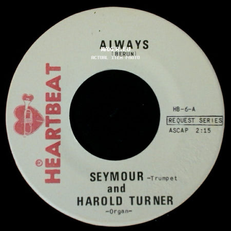Seymour And Harold Turner - I Love You Truly / Always (Berun) side B