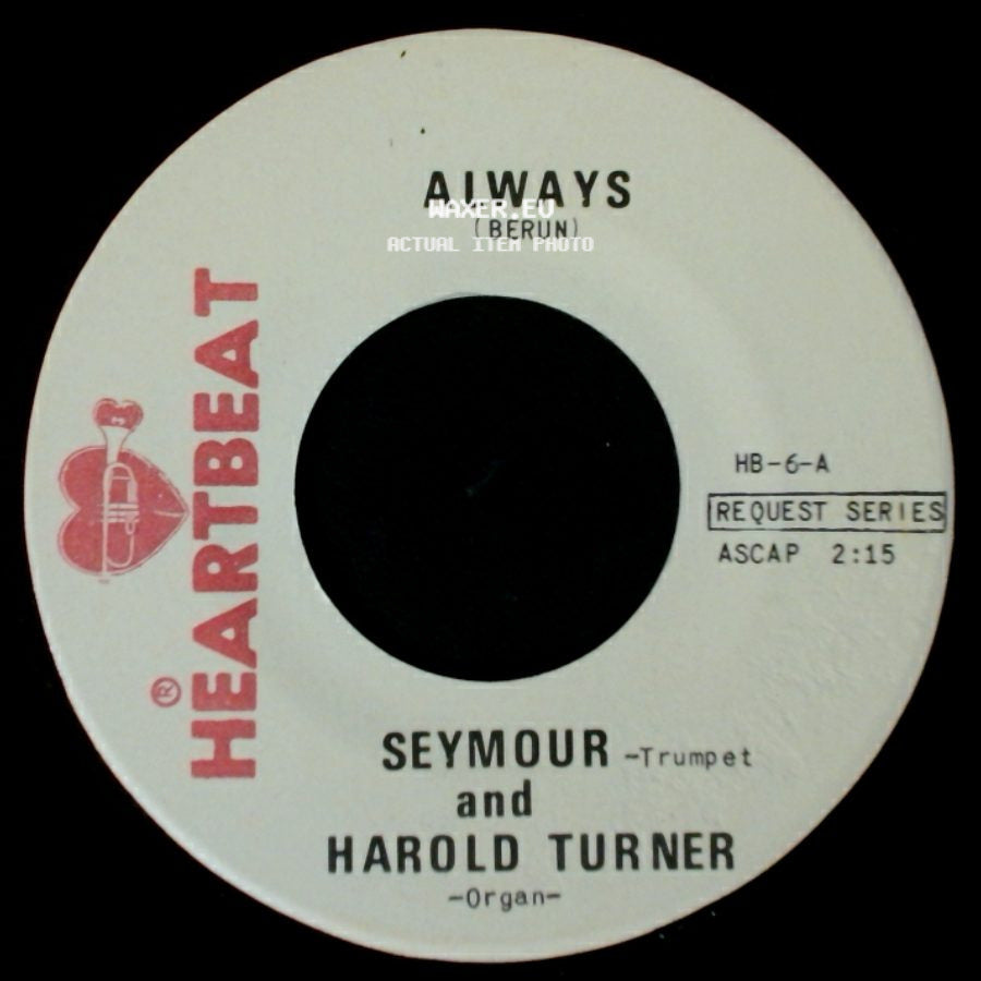 Seymour And Harold Turner - I Love You Truly / Always (Berun) side B