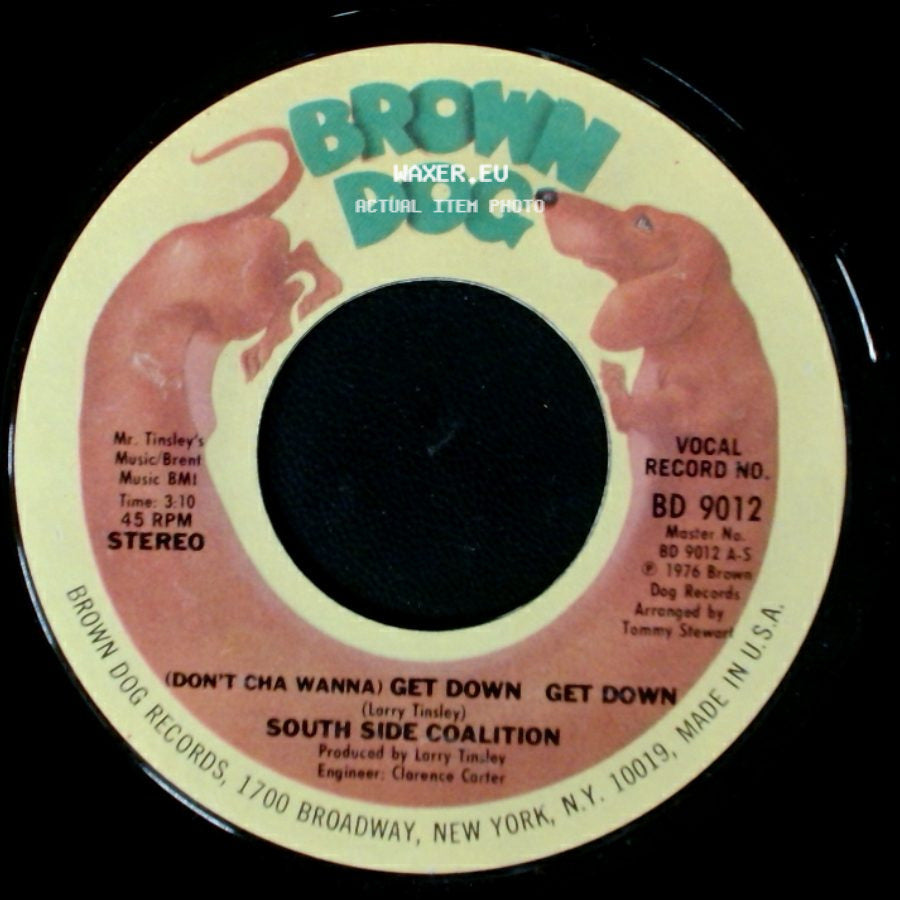 South Side Coalition - The Power-Play / (Don't Cha Wanna) Get Down Get Down side B