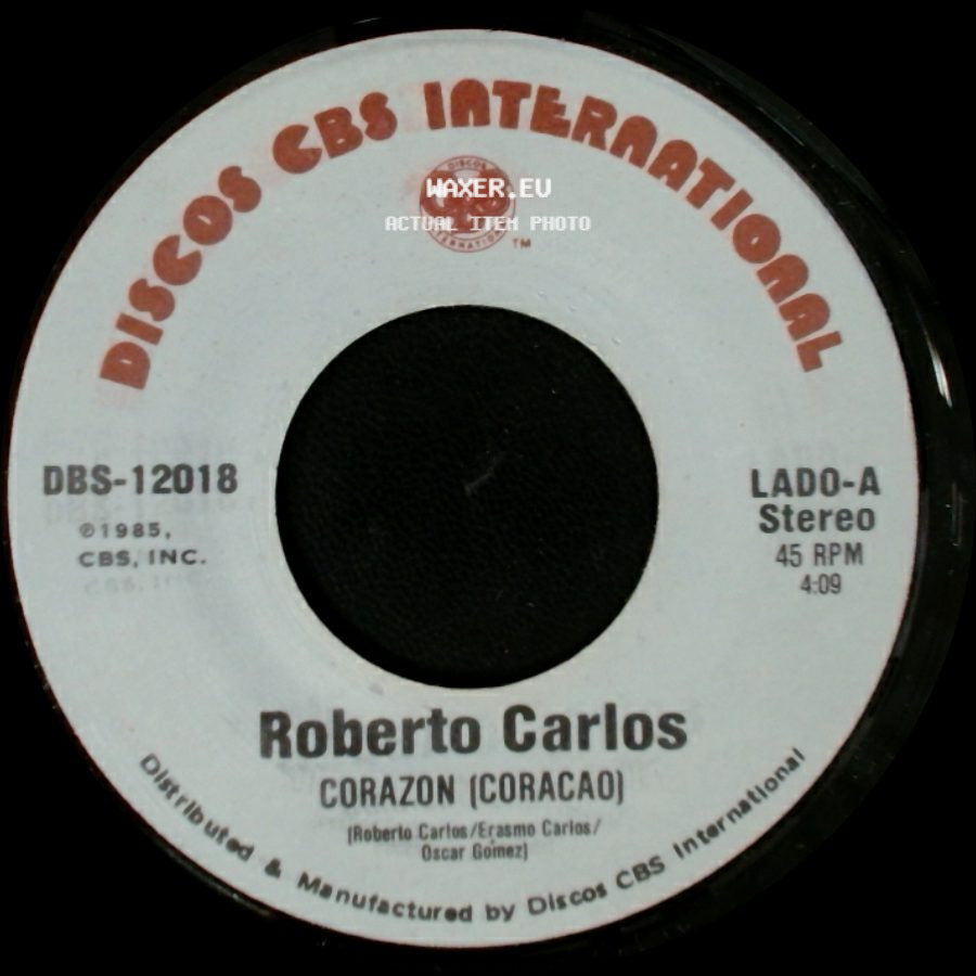 Roberto Carlos - Cartas De Amor (Love Letters) / Corazon (Coracao) side B