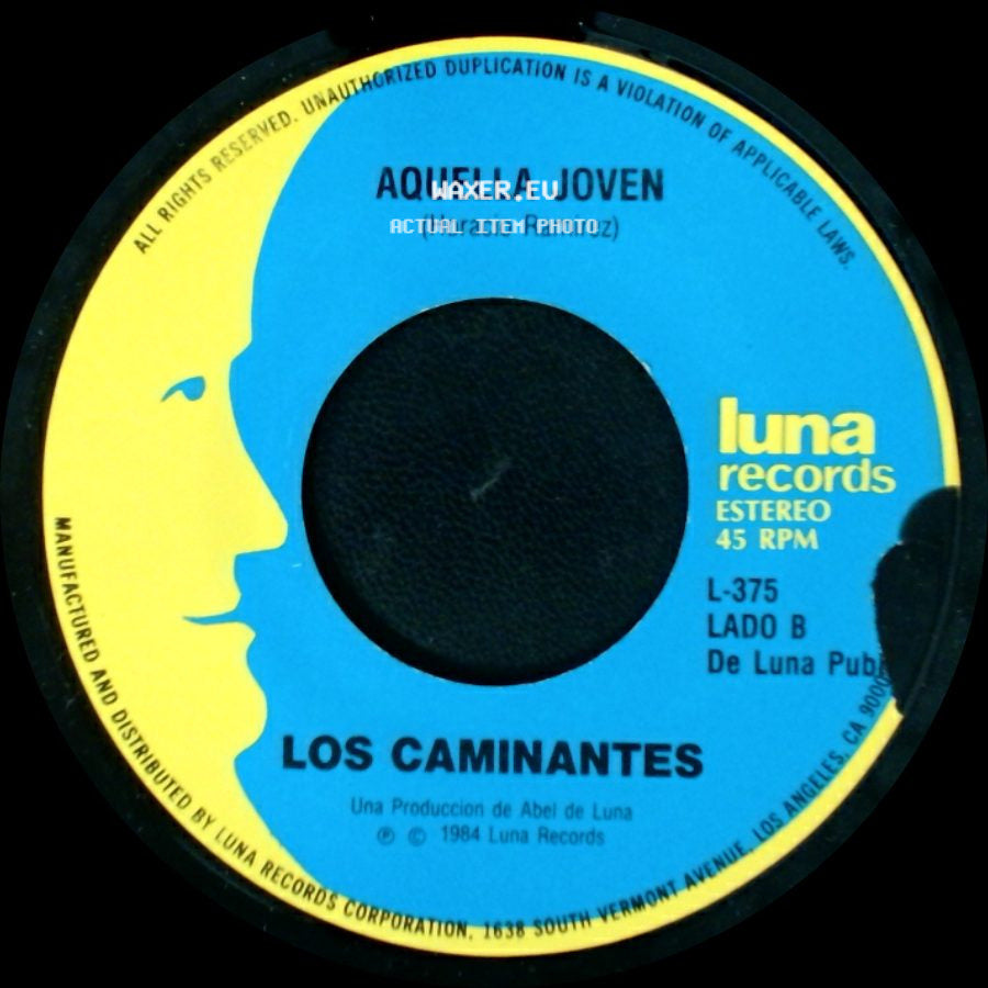 Los Caminantes - He Sabido / Aquella Joven side B
