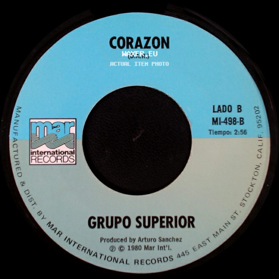 Grupo Superior - La Avispa / Corazon (D.A.R.) side B