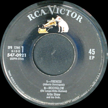 Artie Shaw And His Orch. / Artie Shaw - Frenesi / Moonglow / Unknown Title B side A