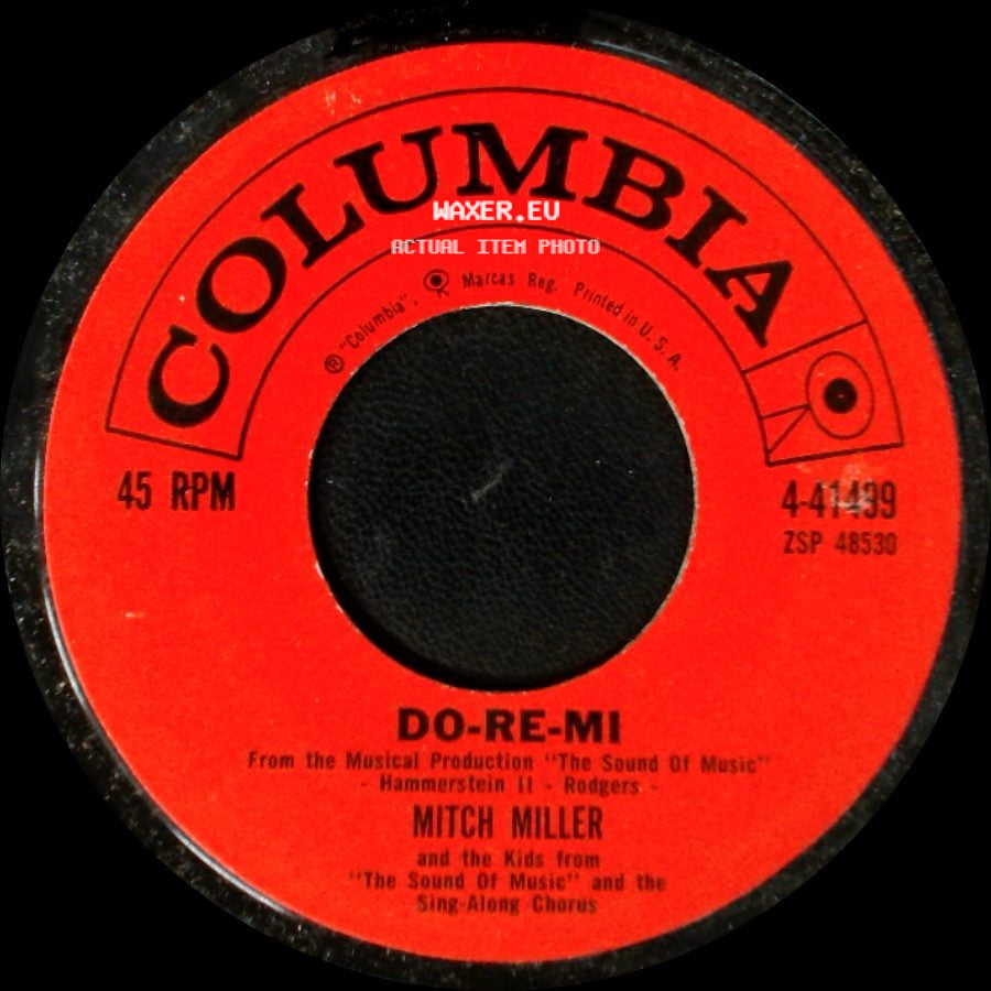 Mitch Miller And His Band / Mitch Miller And The Kids From "The Sound Of Music" And The Sing-Along Chorus - Alouette March / Do-Re-Mi side B