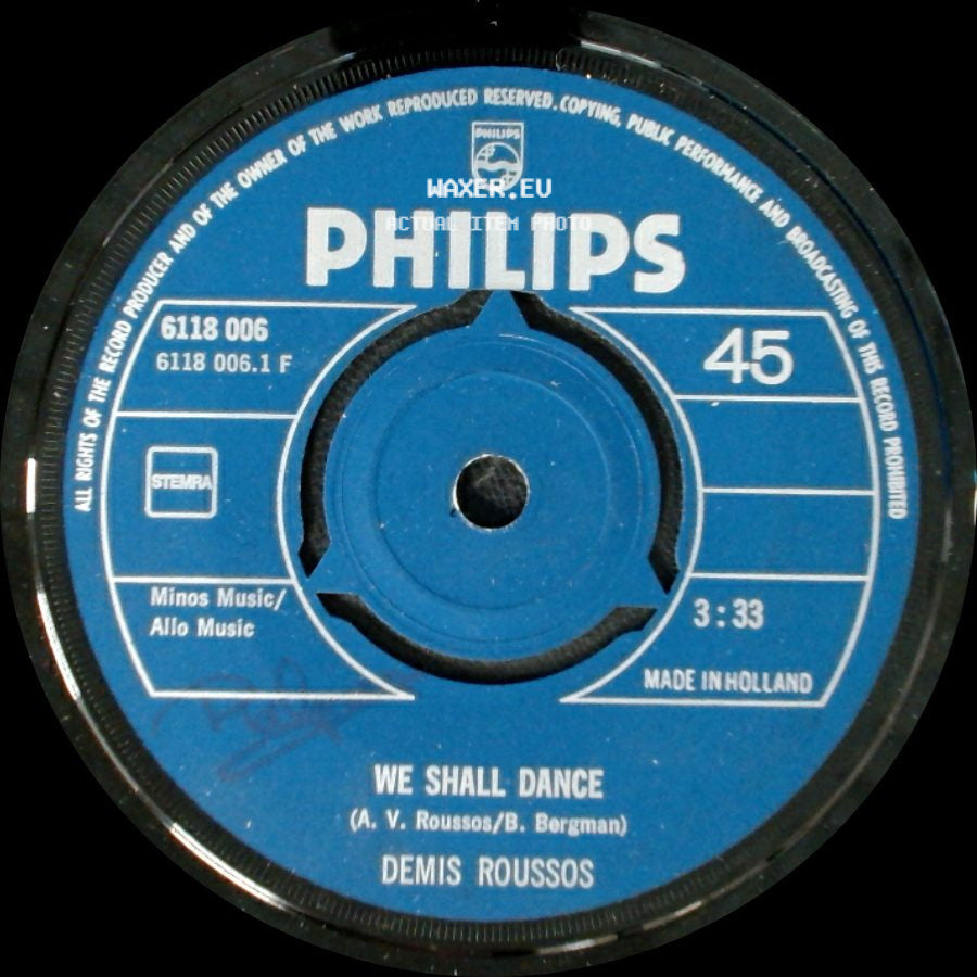 Demis Roussos - We Shall Dance / Lord Of The Flies side A