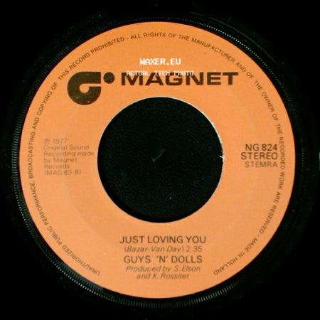 Guys 'n' Dolls - Just Loving You / You're My World side A