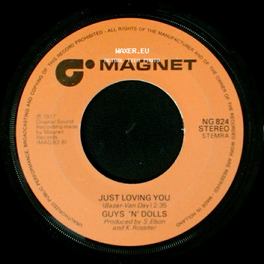 Guys 'n' Dolls - Just Loving You / You're My World side A