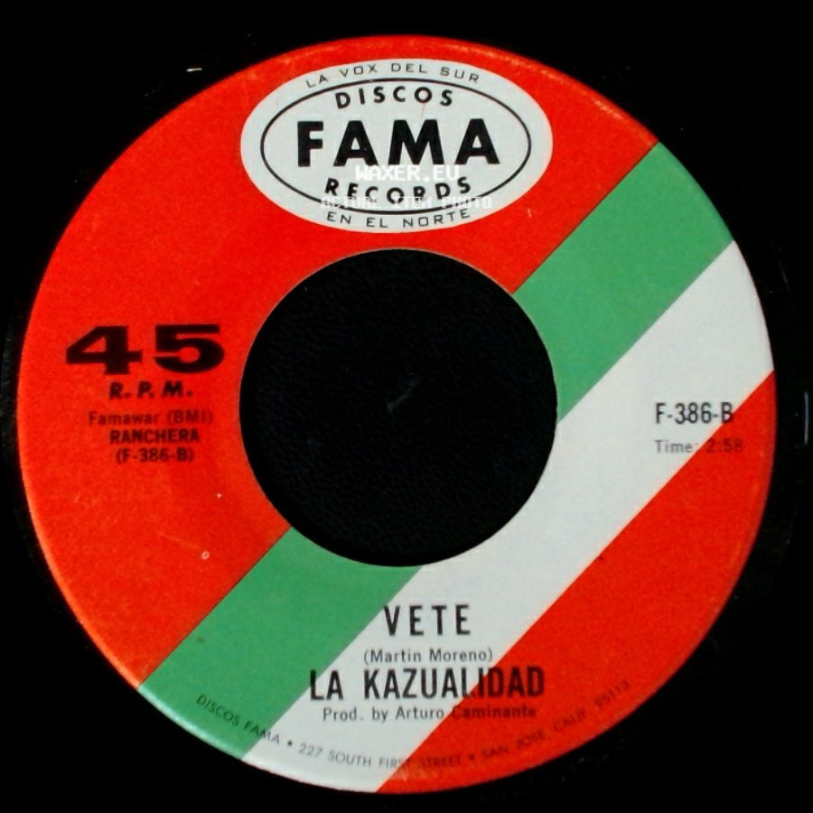 La Kazualidad - Amor Traicionero / Vete side B