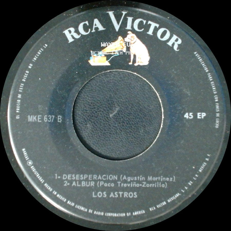 Los Astros - 1-Oyelo Bien / 2-Potpourri De Gabriel Ruiz / Unknown Title B side B