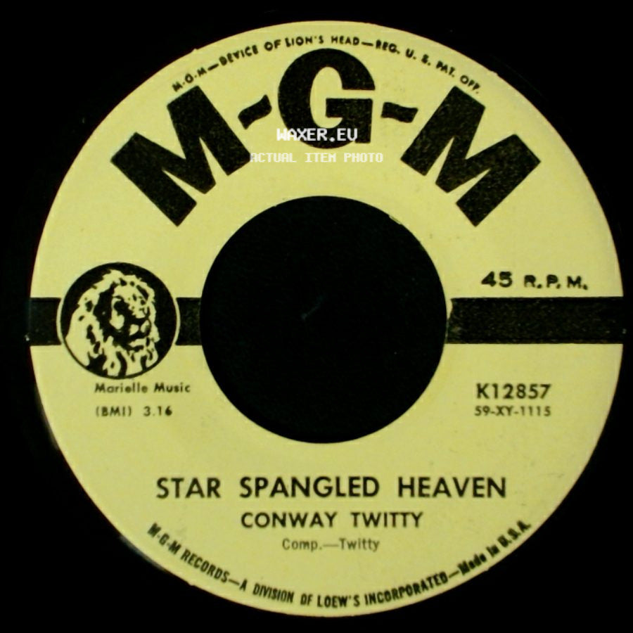 Conway Twitty - Star Spangled Heaven / Lonely Blue Boy side A