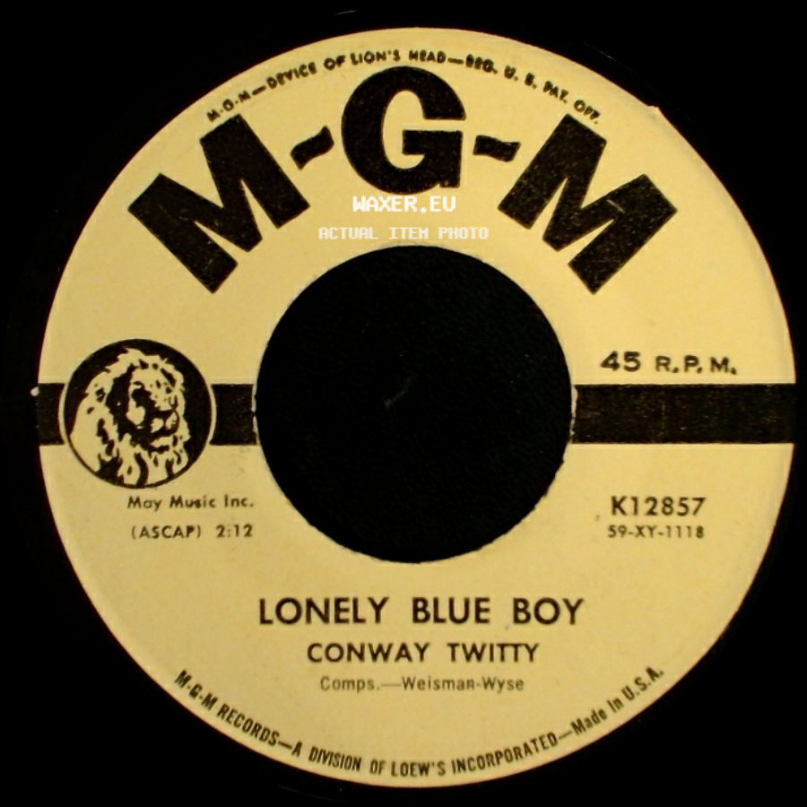 Conway Twitty - Star Spangled Heaven / Lonely Blue Boy side B