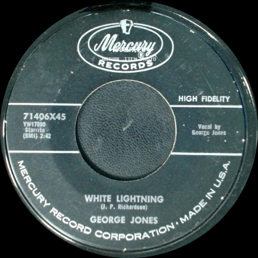 George Jones - Long Time To Forget / White Lightning side B