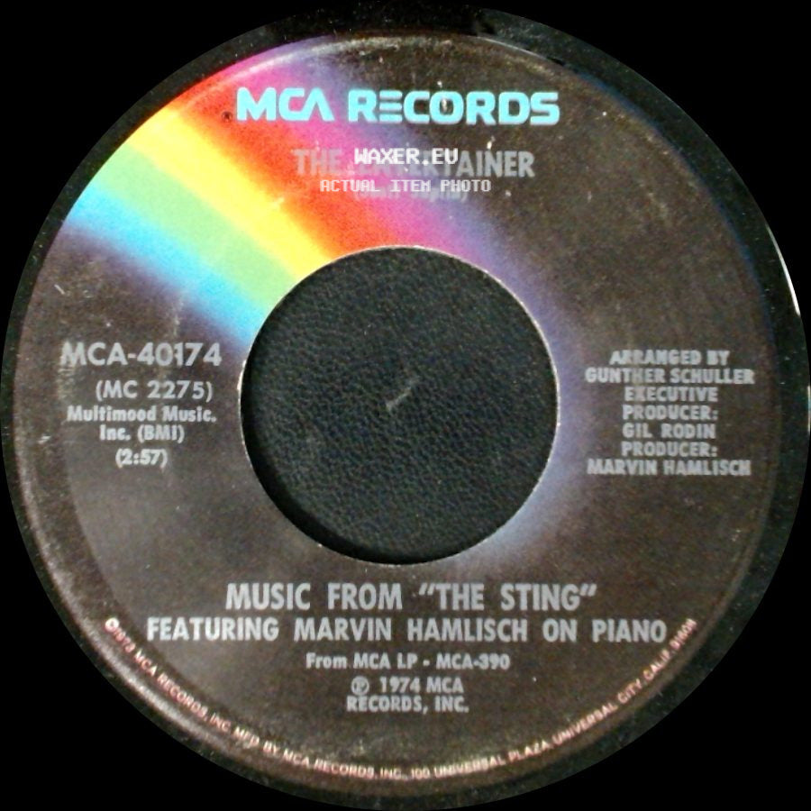 Solace (Scotty Joplin) - The Entertainer / Music From "The Sting" Featuring Marvin Hamlisch On Piano side A