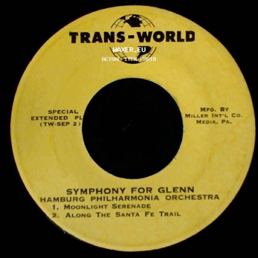 Hamburg Philharmonia Orchestra - Symphony For Glenn / Symphony For Glenn side A