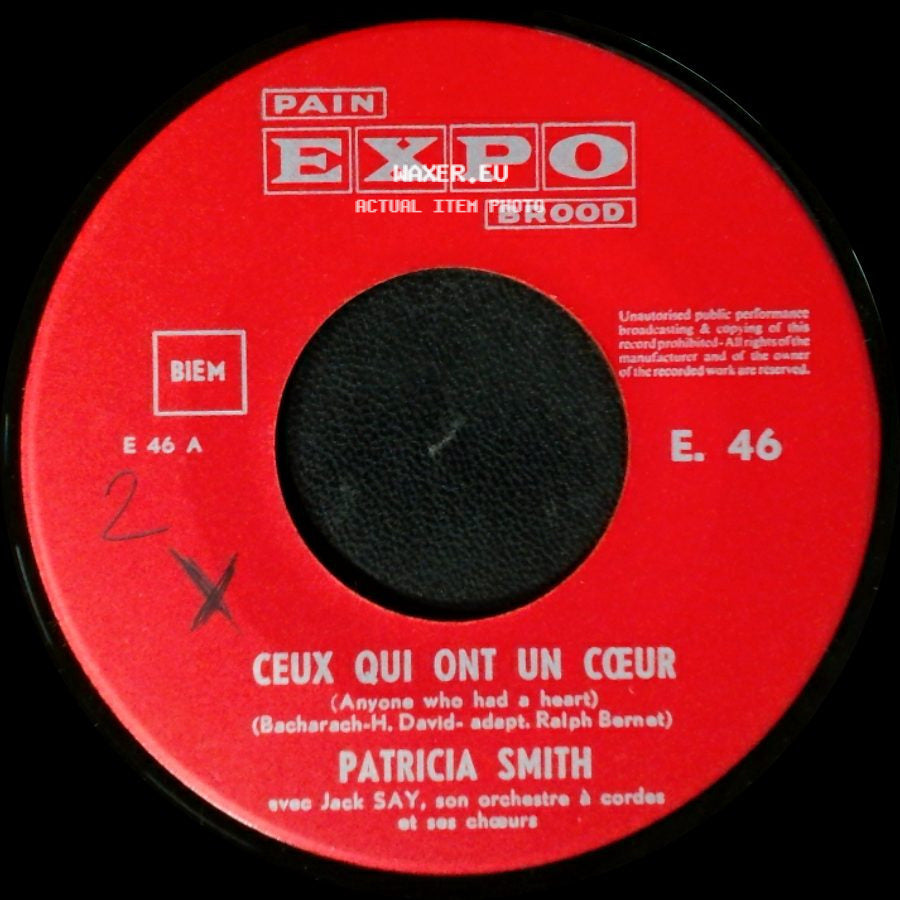 Eric Richard / Patricia Smith - A Present Tu Peux T'en Aller / Ceux Qui Ont Un Cœur side B