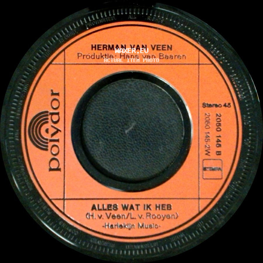 Herman Van Veen - Helden / Alles Wat Ik Heb side B