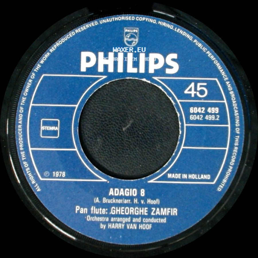 James Last & Gheorghe Zamfir / Gheorghe Zamfir - Thema Uit "De Verlaten Mijn" (Einsamer Hirte) / Adagio 8 side B