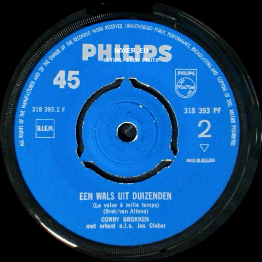 Corry Brokken - De Zigeuners / Een Wals Uit Duizenden side B