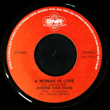 Andre Van Duin - A Woman In Love / Come On Little Baby side A
