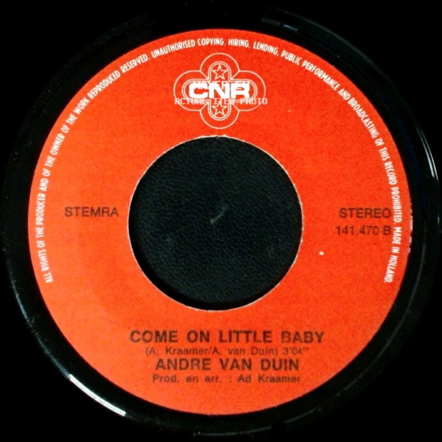 Andre Van Duin - A Woman In Love / Come On Little Baby side B
