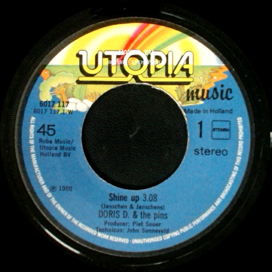 Doris D. & The Pins - Shine Up / Just Me And You side A