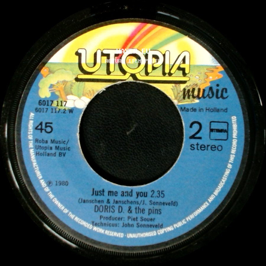 Doris D. & The Pins - Shine Up / Just Me And You side B