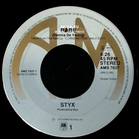 Styx - I'm O.K. / Babe side B
