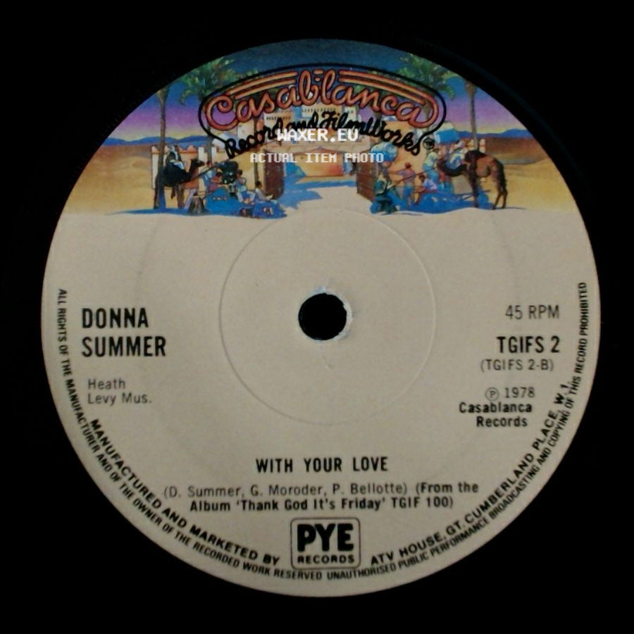 Donna Summer - With Your Love / Last Dance side A
