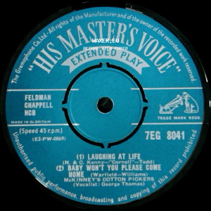Mckinney's Cotton Pickers - Laughing At Life / Baby Won't You Please Come Home / Zonky / If I Could Be With You One Hour Tonight side A