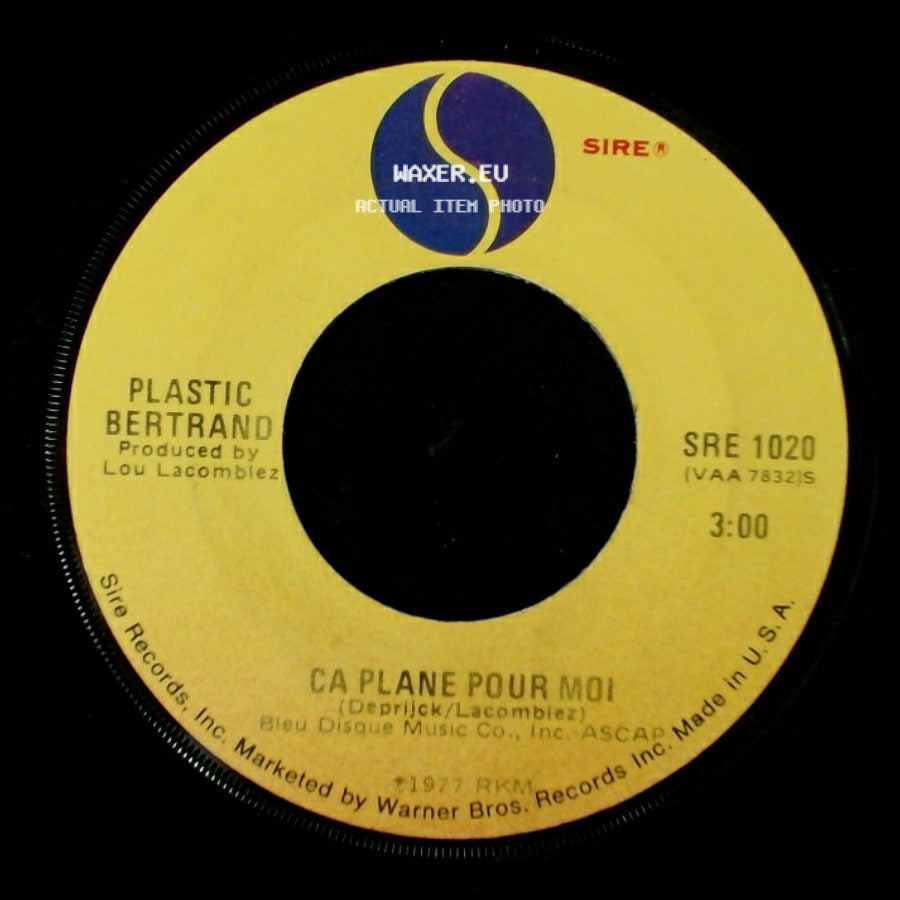 Plastic Bertrand - Pogo Pogo / Ca Plane Pour Moi side B