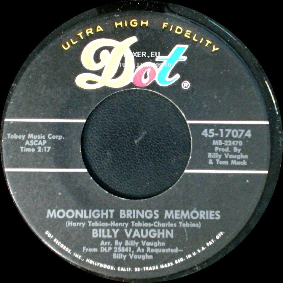 Billy Vaughn - Moonlight Brings Memories / Lolly side A