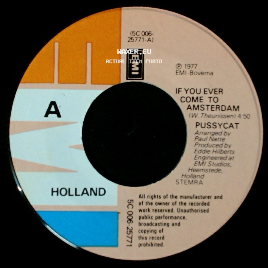 Pussycat - If You Ever Come To Amsterdam / You Must Have Been A Beautiful Baby side A