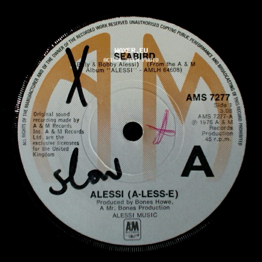 Alessi (A-Less-E) - Seabird / Sad Songs side A