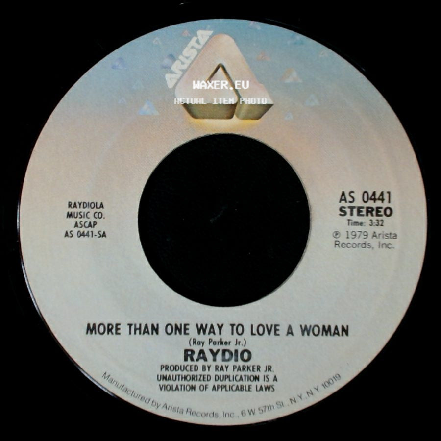 Raydio - Hot Stuff / More Than One Way To Love A Woman side B