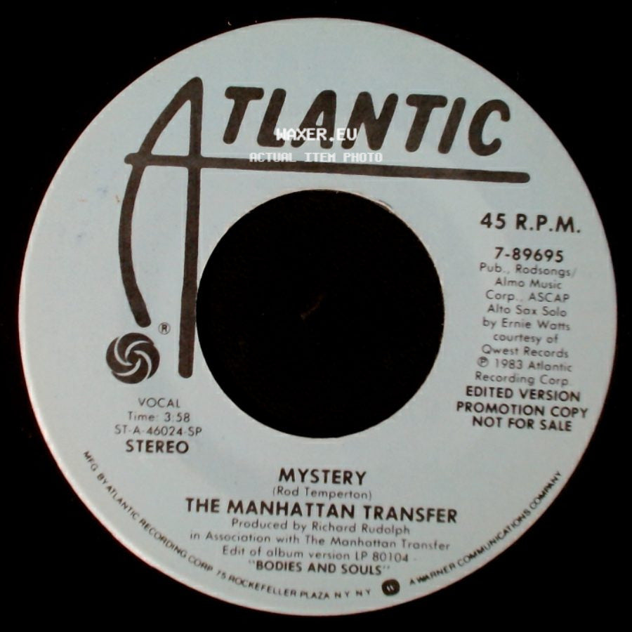 The Manhattan Transfer - Mystery / Mystery side B