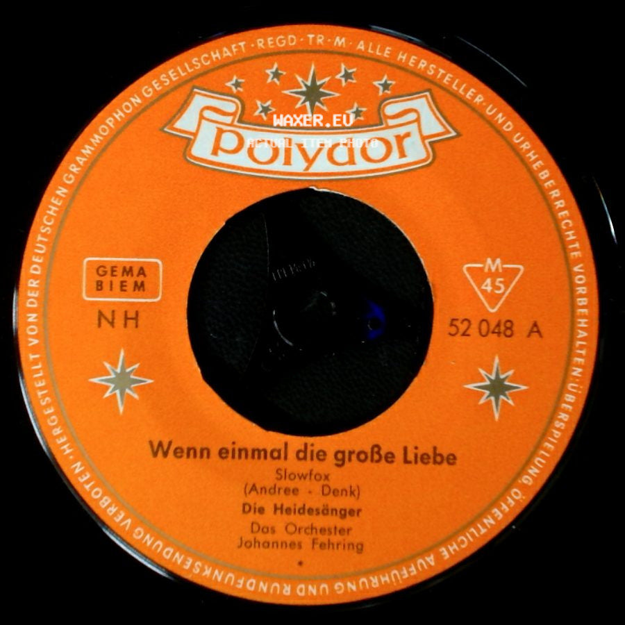 Die Heidesänger - Ewig Dein / Wenn Einmal Die Große Liebe side B