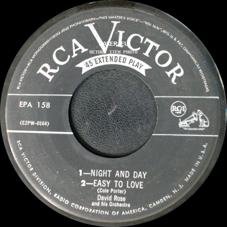 David Rose And His Orchestra - Night And Day / Easy To Love / Begin The Beguine / Love For Sale side A