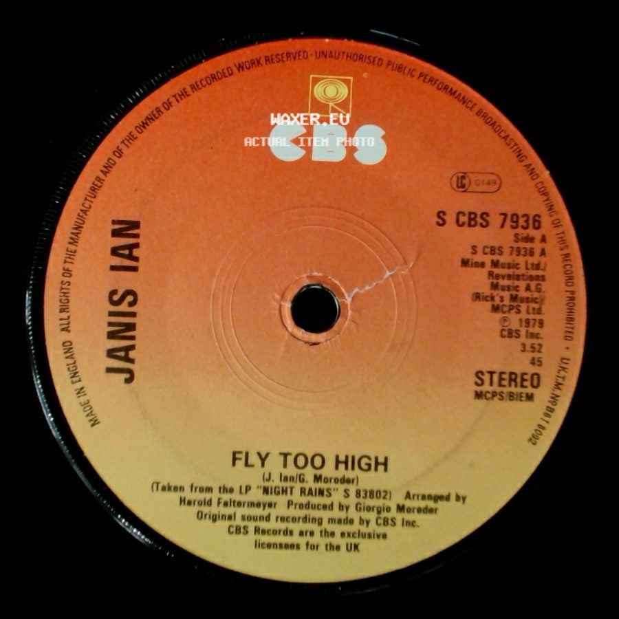Janis Ian - Fly Too High / Night Rains side A