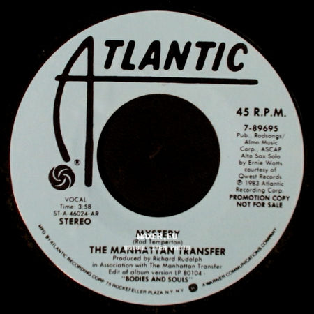The Manhattan Transfer - Mystery / Mystery side B
