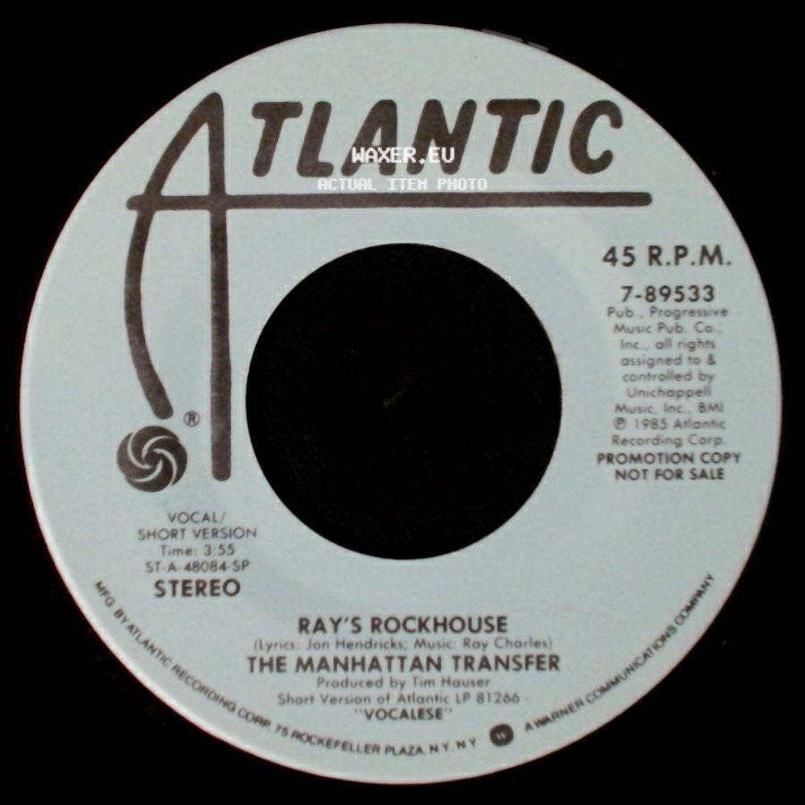 The Manhattan Transfer - Ray's Rockhouse / Ray's Rockhouse side A