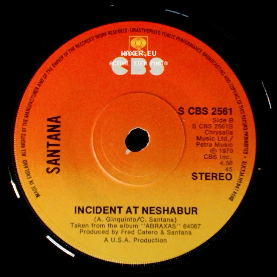 Santana - Samba Pa Ti / Incident At Neshabur side B