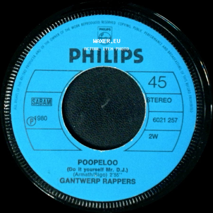 Gantwerp Rappers - Poopeloo (Do It Yourself Mr. D.J.) / Poopeloo side A